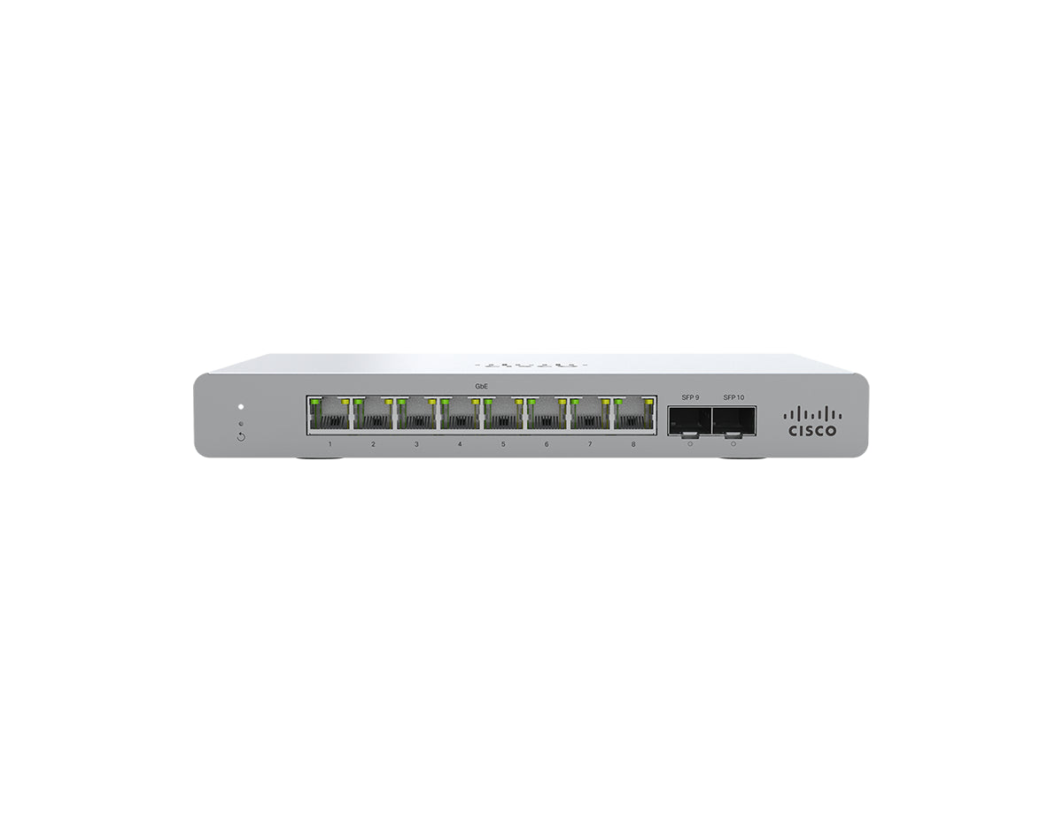 CISCO MS120-8FP - Meraki MS120-8FP 1G L2 Cloud Managed 8x GigE 124W