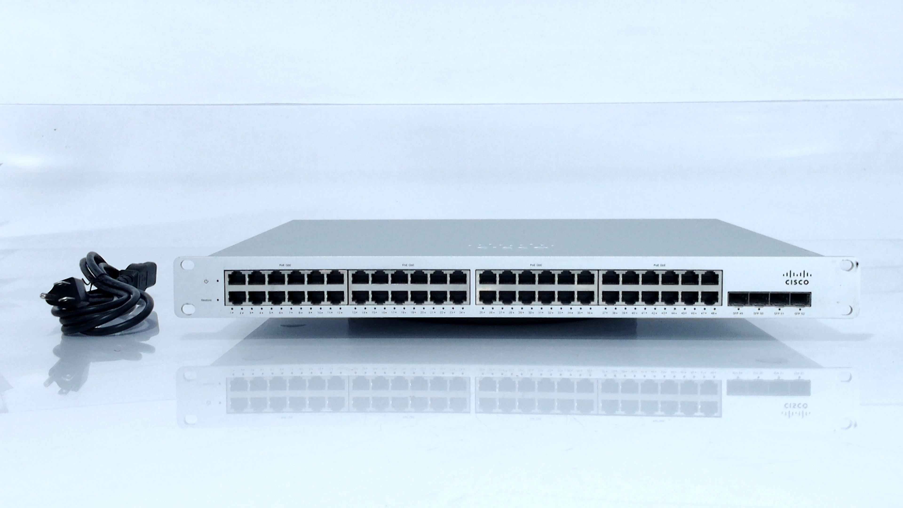CISCO MS220-48LP - Meraki MS220-48LP L2 Cld-Mngd 48 Port GigE 370W Po