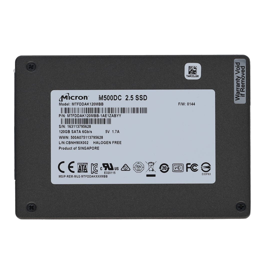 Lenovo MTFDDAK120MBB 120GB 2.5inch SATA 6Gbps SSD
