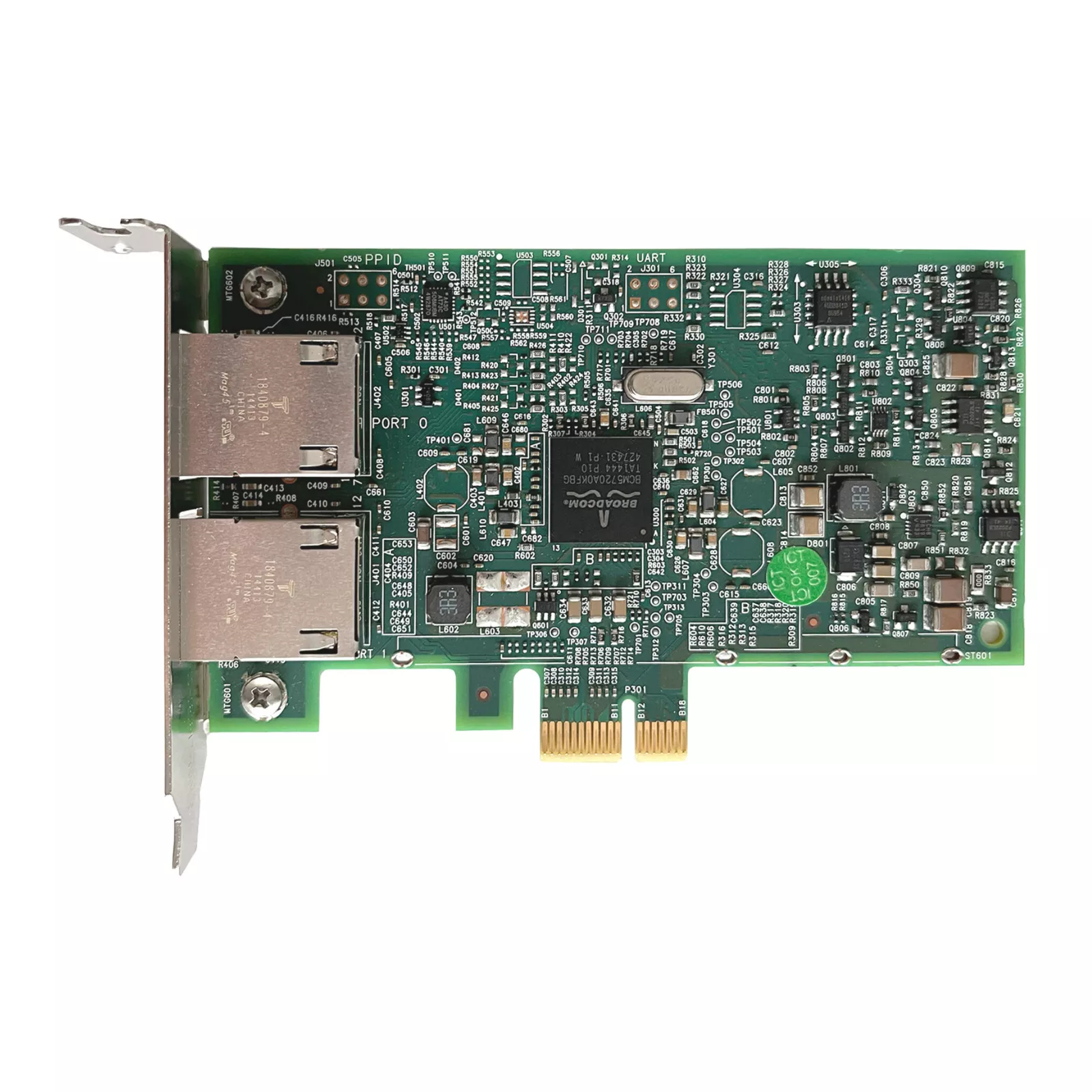1Gbps (Dual Port) RJ-45 NIC - Broadcom BCM5720