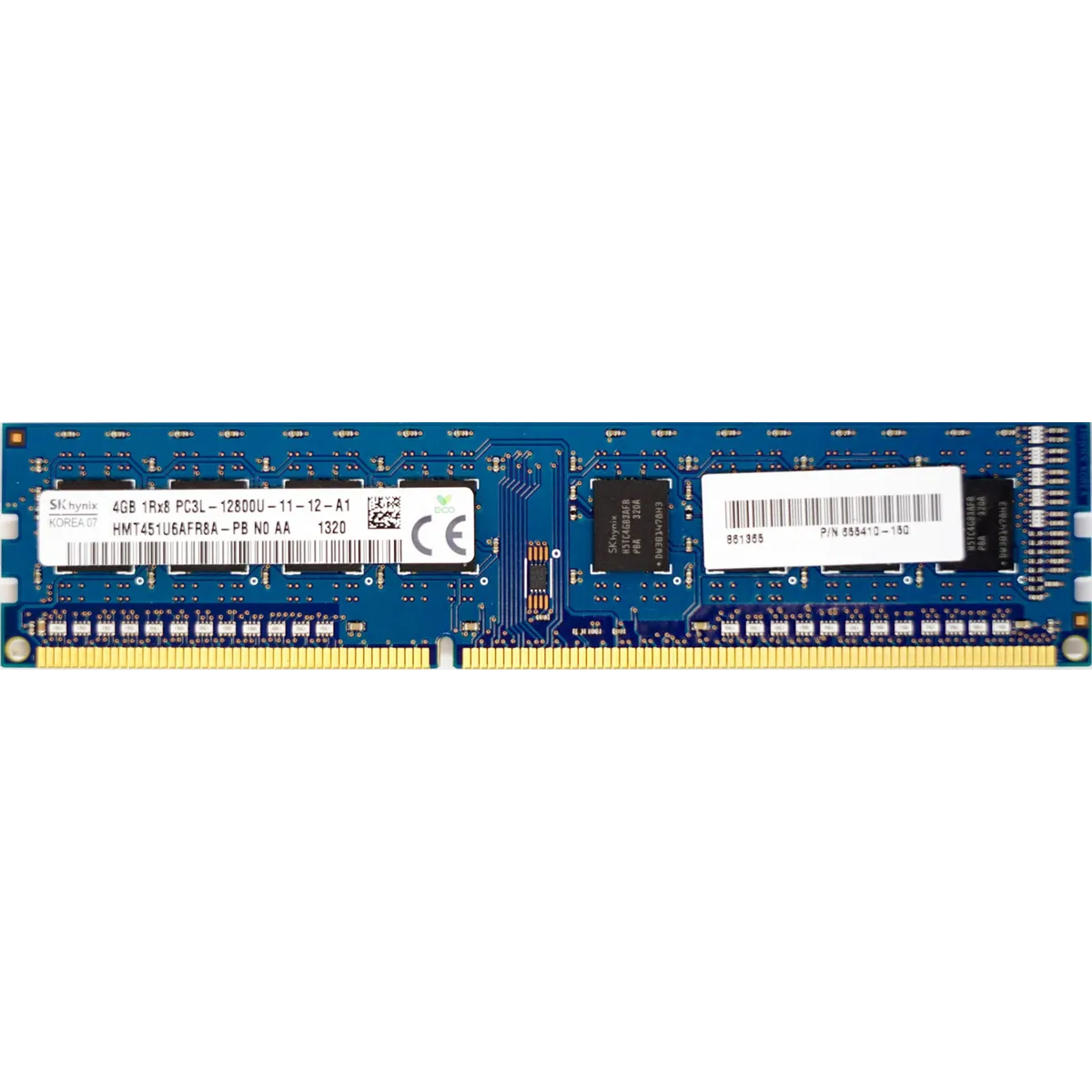 4GB PC3L-12800U (DDR3 Low-Power-1600Mhz, 1RX8) Desktop PC RAM