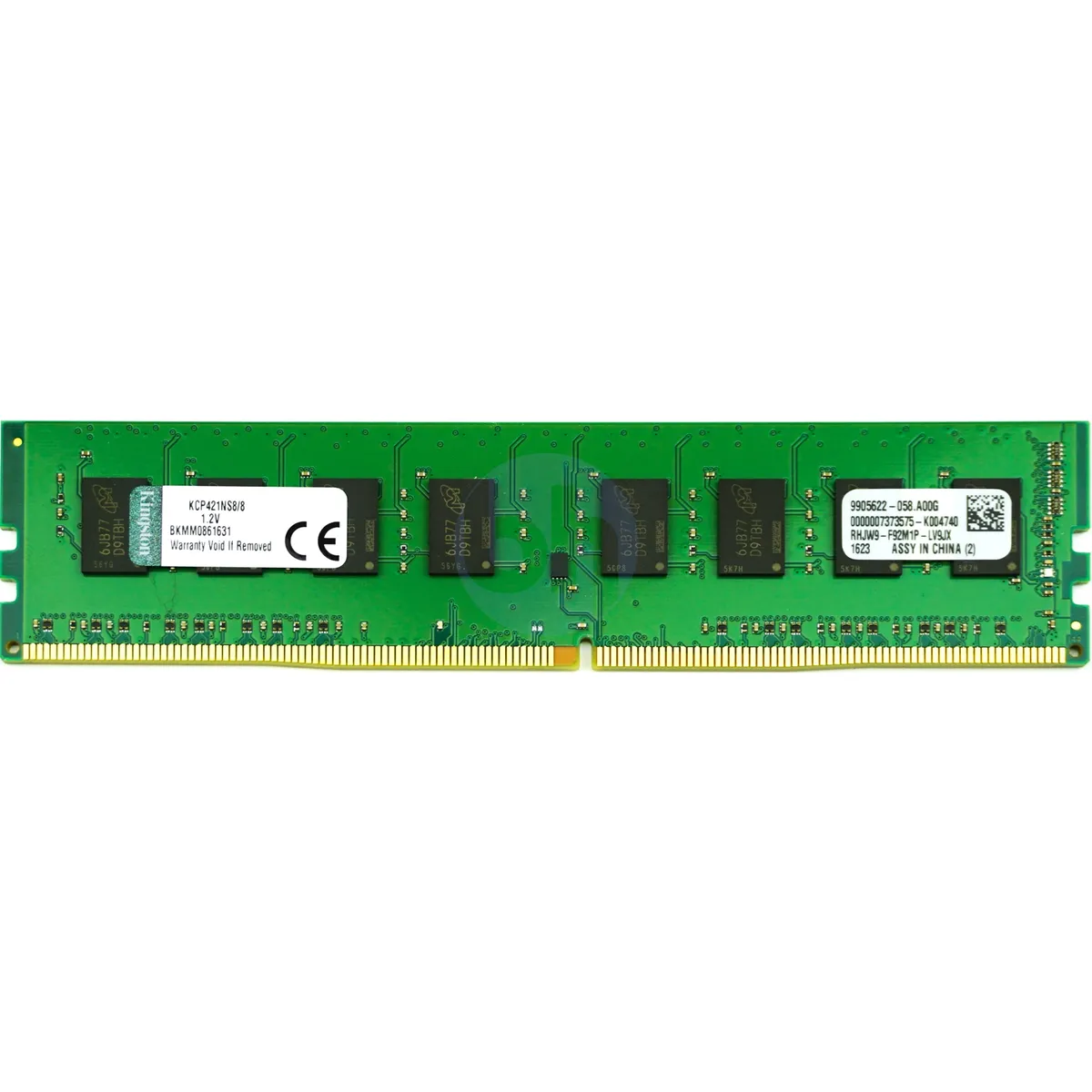 8GB PC4-17000P-U (DDR4-2133Mhz, 1RX8) Unbuffered RAM