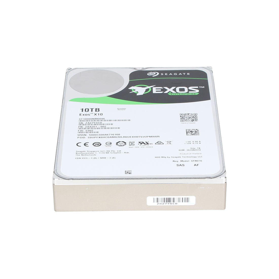 Seagate Exos X10 10TB 12G 7.2K SAS (512e) 3.5" LFF Festplatte / Hard Disk - ST10000NM0096