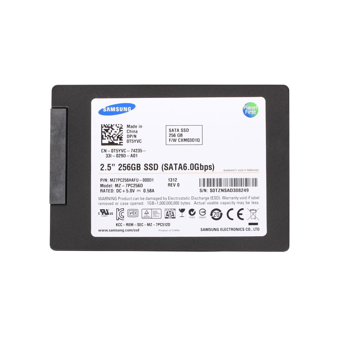 Dell 256GB SATA 2.5" SSD