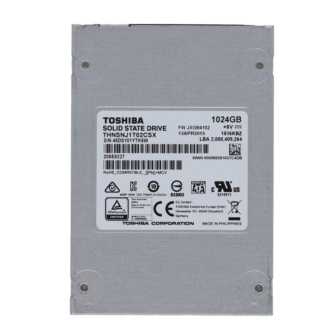 Toshiba 1024GB SATA 2.5" SSD
