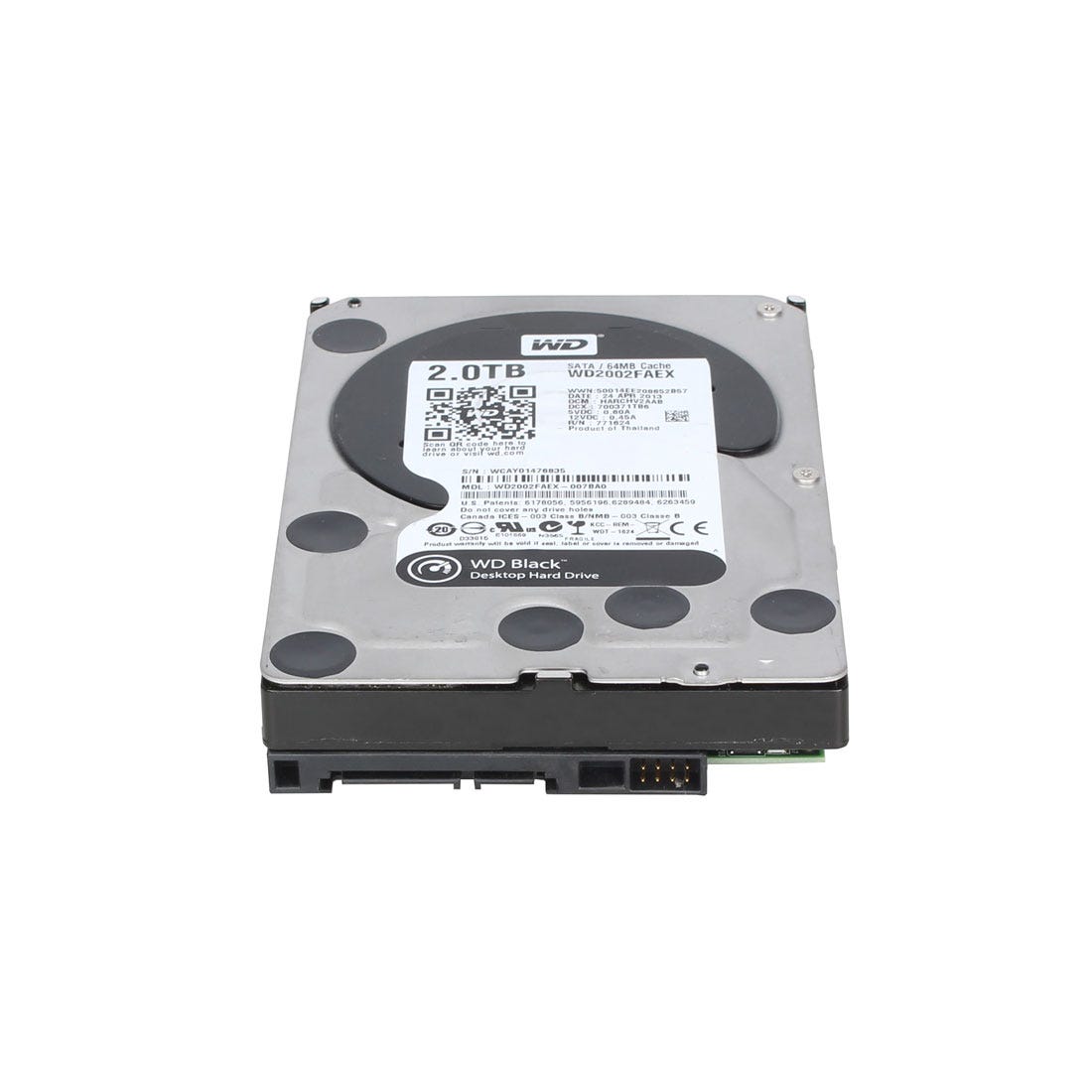 Western Digital WD2002FAEX 2TB 7.2K 6G SATA 3.5" HDD