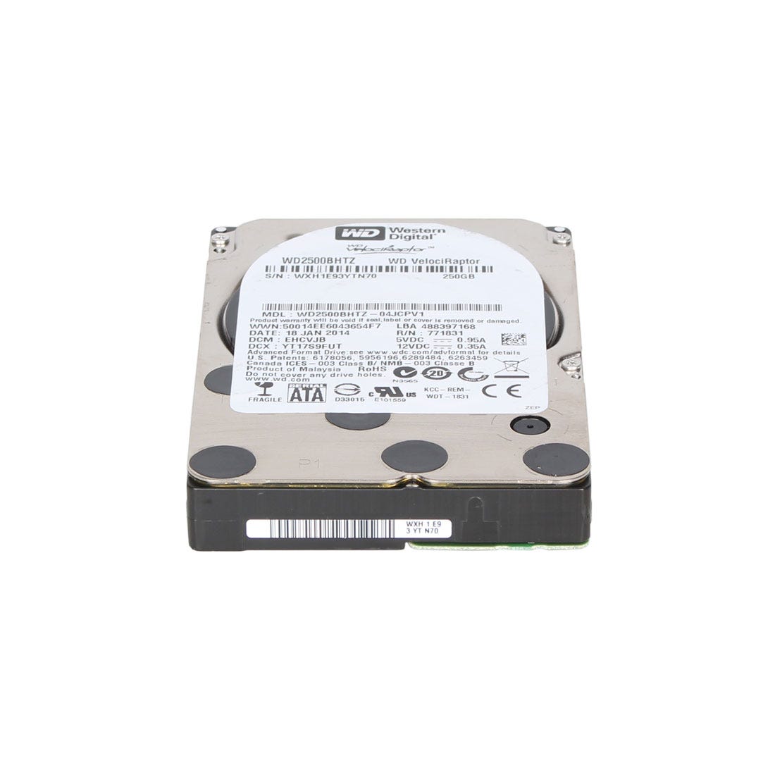 Western Digital 250GB SATA 2.5" HDD