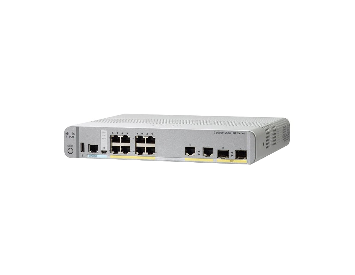 WS-C2960CX-8PC-L Cisco 8-port PoE switch