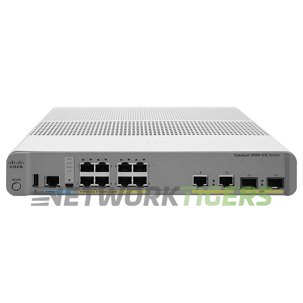 WS-C3560CX-8PC-S Cisco 8-port PoE Layer 3 Switch