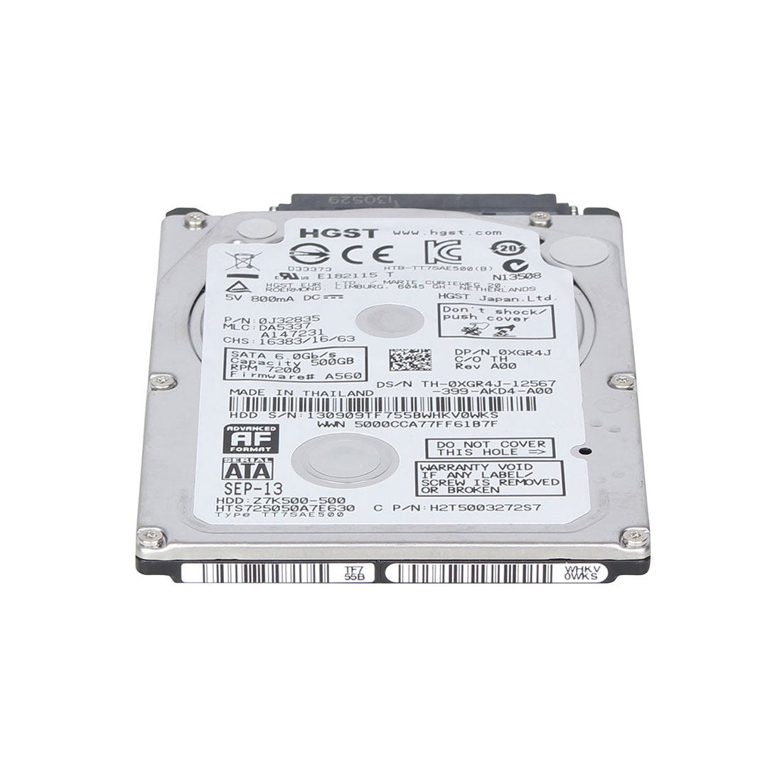 Dell 500GB SATA 2.5" HDD