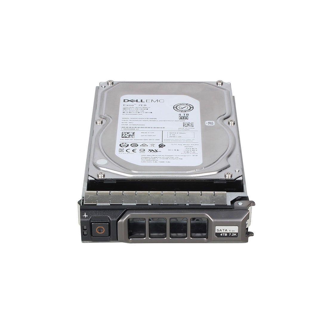 Dell XPJ47 4TB SATA 7.2K 6GBPS 3.5" Drive ST4000NM016A 2HZ130-136