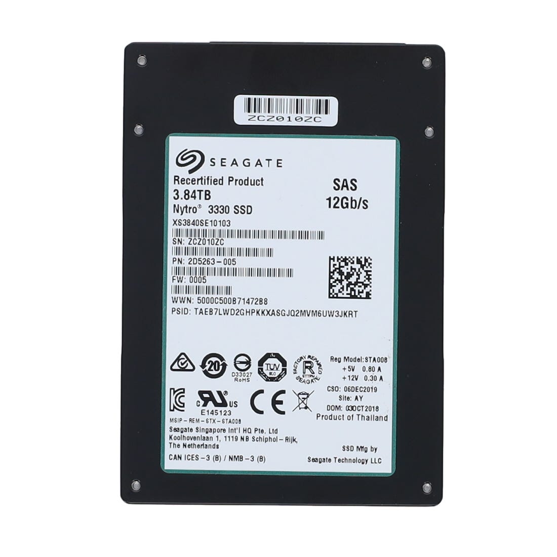 Seagate Nytro 3330 3.84TB SAS 2.5" SSD
